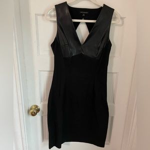 Banana Republic Sloan fit faux leather top dress
